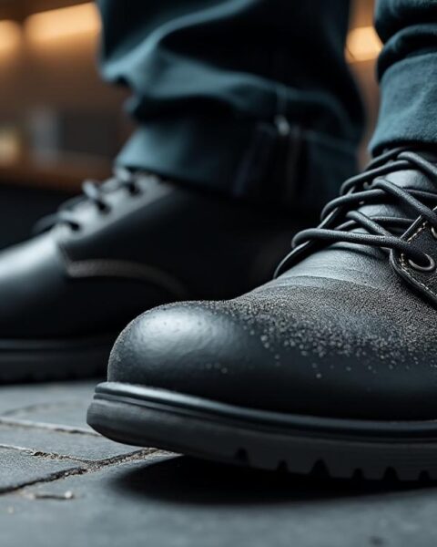 découvrez les chaussures de sécurité de cuisine noires s2 src tony, spécialement conçues pour les professionnels du secteur alimentaire. alliant confort, protection et style, elles garantissent une sécurité optimale tout en répondant aux exigences des environnements de travail exigeants.