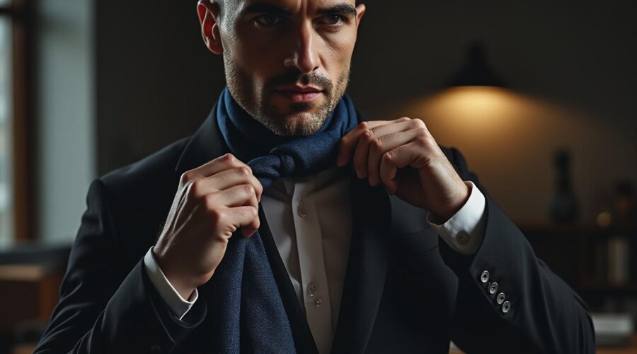 découvrez nos astuces pour porter la cravate foulard homme avec nœud et s'offrir un look à la fois élégant et sophistiqué. apprenez à harmoniser couleurs et styles pour sublimer votre tenue, que ce soit pour une occasion formelle ou un événement décontracté.