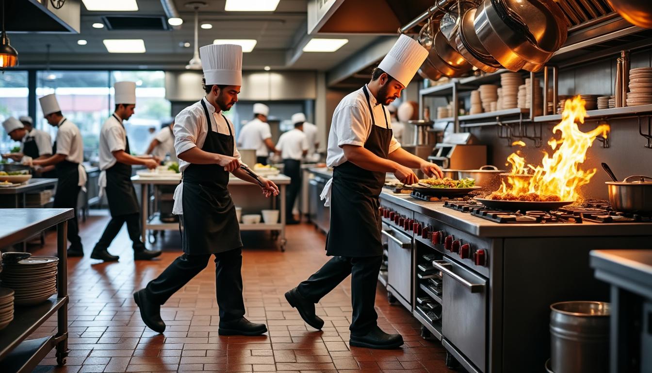 découvrez pourquoi il est essentiel pour les professionnels de la restauration de choisir des chaussures de sécurité cuisine en grande taille : confort, protection optimale et adaptation aux contraintes du métier.