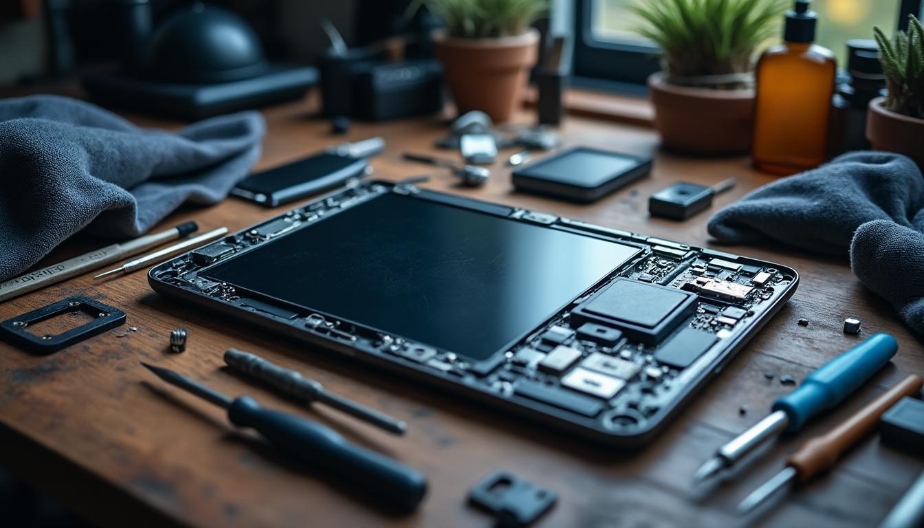 découvrez notre guide complet pour débutants sur la réparation de tablette samsung : astuces, étapes détaillées et conseils pratiques pour résoudre les pannes les plus courantes facilement et en toute sécurité.