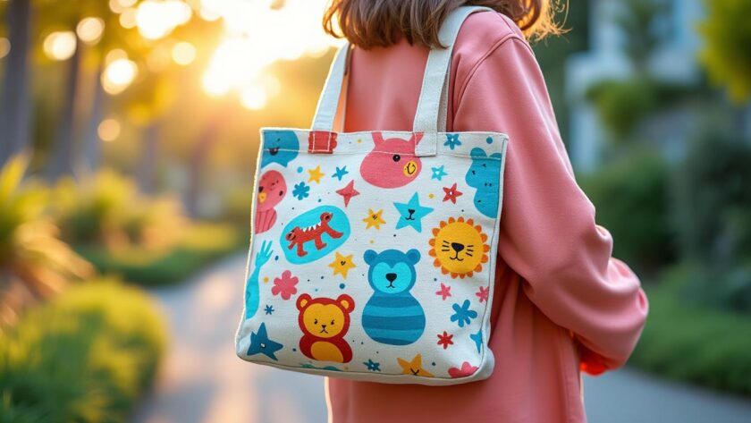 découvrez nos cabas enfant personnalisés pour l’école : des designs ludiques et uniques qui plairont à coup sûr à vos enfants. offrez-leur un accessoire pratique, original et à leur image !