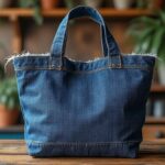découvrez notre cabas vintage en jean recyclé, un accessoire tendance et éthique qui allie style, praticité et respect de l’environnement. osez la mode durable avec cette pièce unique !