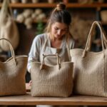 découvrez nos cabas en chanvre tissé main, fabriqués de façon artisanale et éthique. des sacs uniques, durables et respectueux de l'environnement pour un style responsable au quotidien.