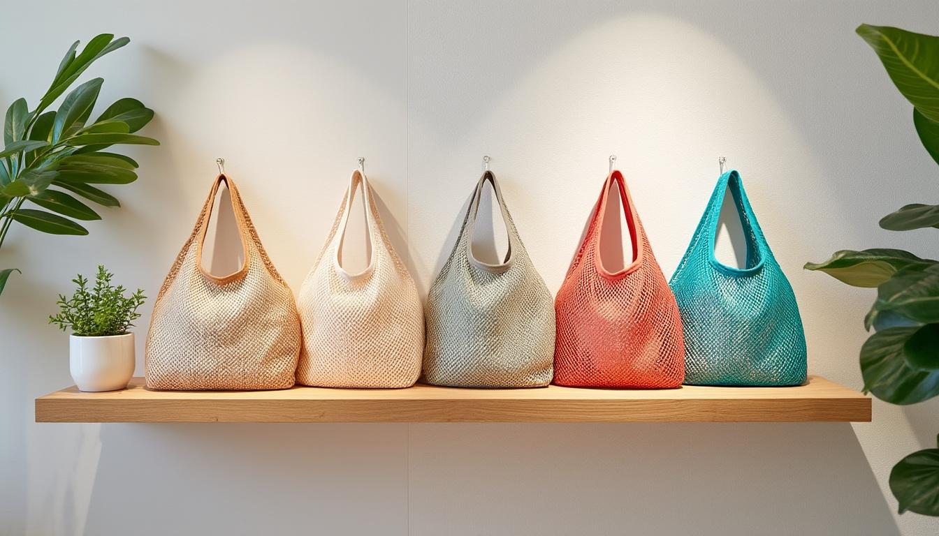 découvrez le sac cabas en filet recyclé, une alternative écologique et tendance à la fast-fashion. pratique, résistant et stylé, il accompagne toutes vos sorties tout en respectant la planète.