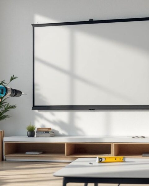 découvrez notre guide facile pour l'installation d'un écran de projection mural. suivez nos étapes simples pour un montage rapide et réussi, idéal pour votre home cinéma ou bureau.