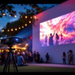 découvrez le vidéoprojecteur epson laser, la solution révolutionnaire pour des événements en plein air réussis avec une image lumineuse et une performance exceptionnelle.