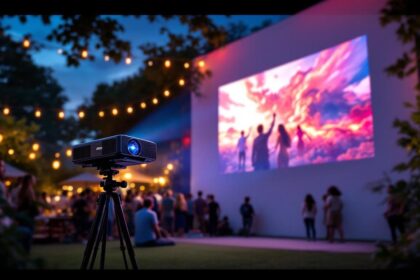découvrez le vidéoprojecteur epson laser, la solution révolutionnaire pour des événements en plein air réussis avec une image lumineuse et une performance exceptionnelle.