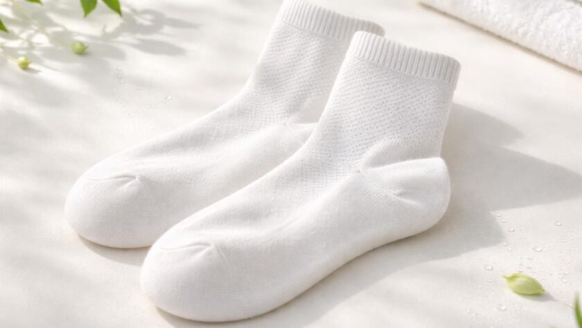 découvrez nos chaussettes 100% coton, spécialement conçues pour éviter la transpiration et garder vos pieds parfaitement secs toute la journée.
