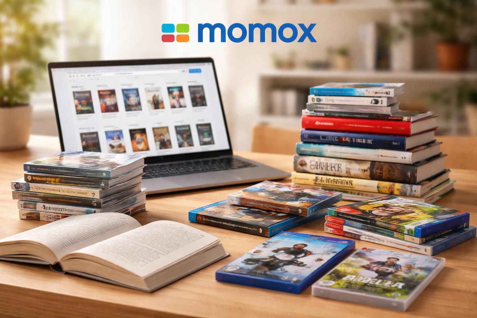 momox est une plateforme de revente en ligne dédiée aux livres, cd, dvd et jeux vidéo, offrant une solution simple et rapide pour vendre vos articles d'occasion.