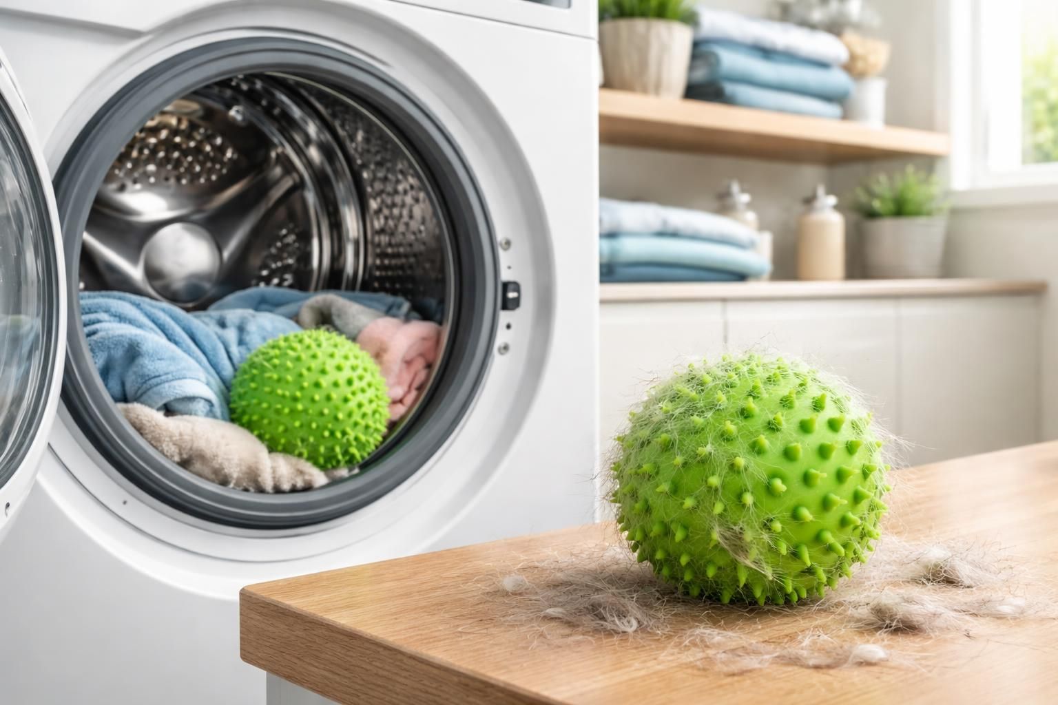 découvrez comment utiliser une boule anti-poil pour éliminer efficacement les poils de vos vêtements en machine à laver et garder votre linge impeccable.