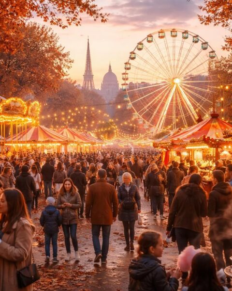 découvrez l'ambiance unique et festive de la foire d'automne de paris, un événement incontournable mêlant attractions, gastronomie et convivialité dans la capitale.