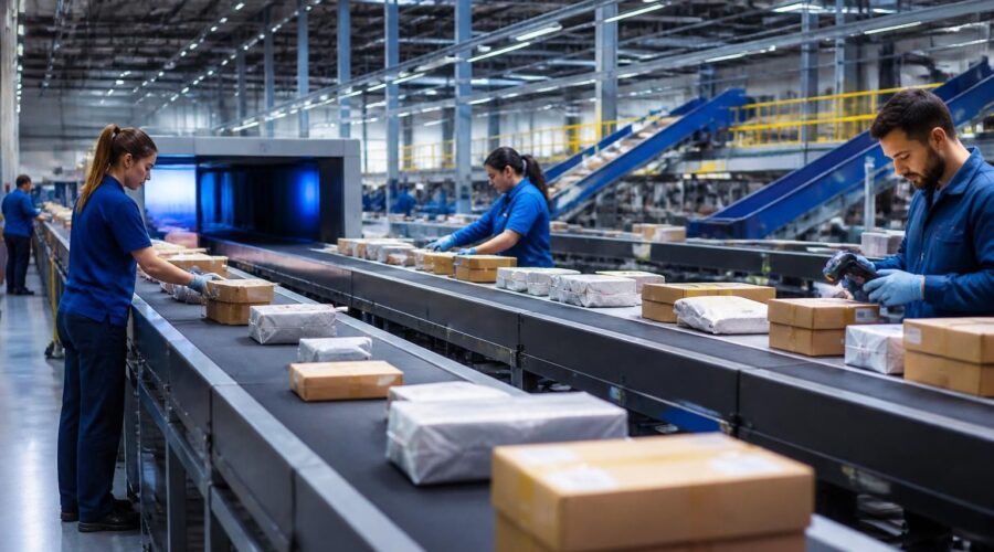 découvrez comment l'étape de tri de votre envoi sur sa plateforme de départ optimise la logistique pour un service rapide et efficace.
